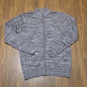 Stillwater Supply Co Mens XXL Grey Heather Full Zip Sweater Jacket Gorpcore F10